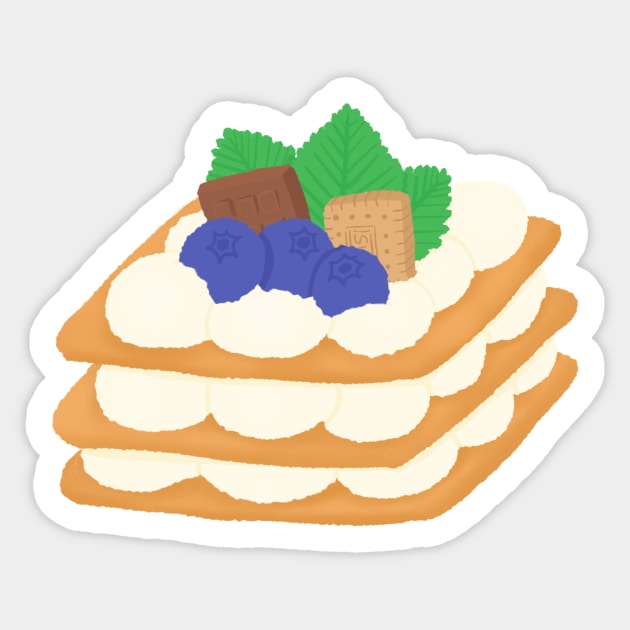 Cookies and cream cheese cake Sticker by IcyBubblegum